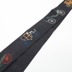 Hermes HERMES Long Twilly A Toute Berline Scarf Silk Women's Black