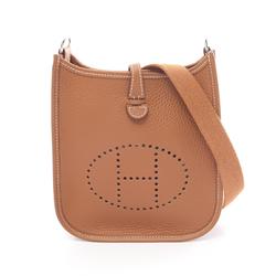 Hermes HERMES Evelyn TPM Amazon Gold Shoulder Bag Taurillon Clemence Women's Brown