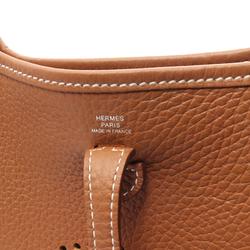 Hermes HERMES Evelyn TPM Amazon Gold Shoulder Bag Taurillon Clemence Women's Brown