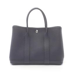 Hermes HERMES Garden TPM Blue Indigo Tote Bag Negonda Women's Navy