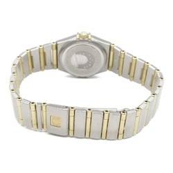 OMEGA Constellation 12P Diamond Watch, K18 (Yellow Gold), Stainless Steel, Diamond, Ladies, White, White Shell, 1262.75