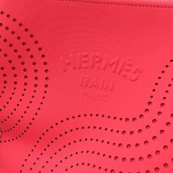 Hermes Neobain Zen Au Soleil MM Rose Anglia Pouch Bag Nylon Polyurethane Women's Pink H103637M