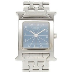 Hermes HERMES H Watch Wristwatch Stainless Steel Ladies Blue HH1.210