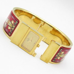 Hermes HERMES Loke Watch GP (Gold Plated) Ladies Gold LO1.201