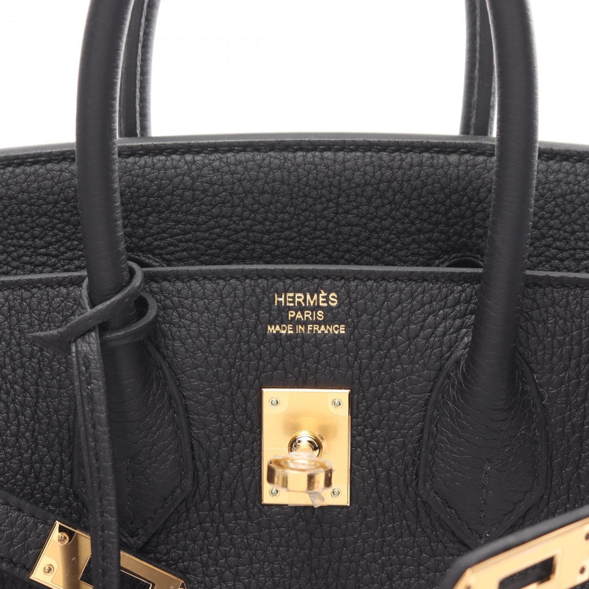 Hermes HERMES Birkin 25 Verso Handbag Bag Togo Women's Black 076215CC