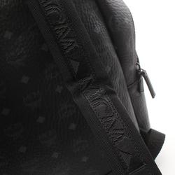 MCM Visetos Rucksack Backpack Bag Coated Canvas Leather Men's Women's Black