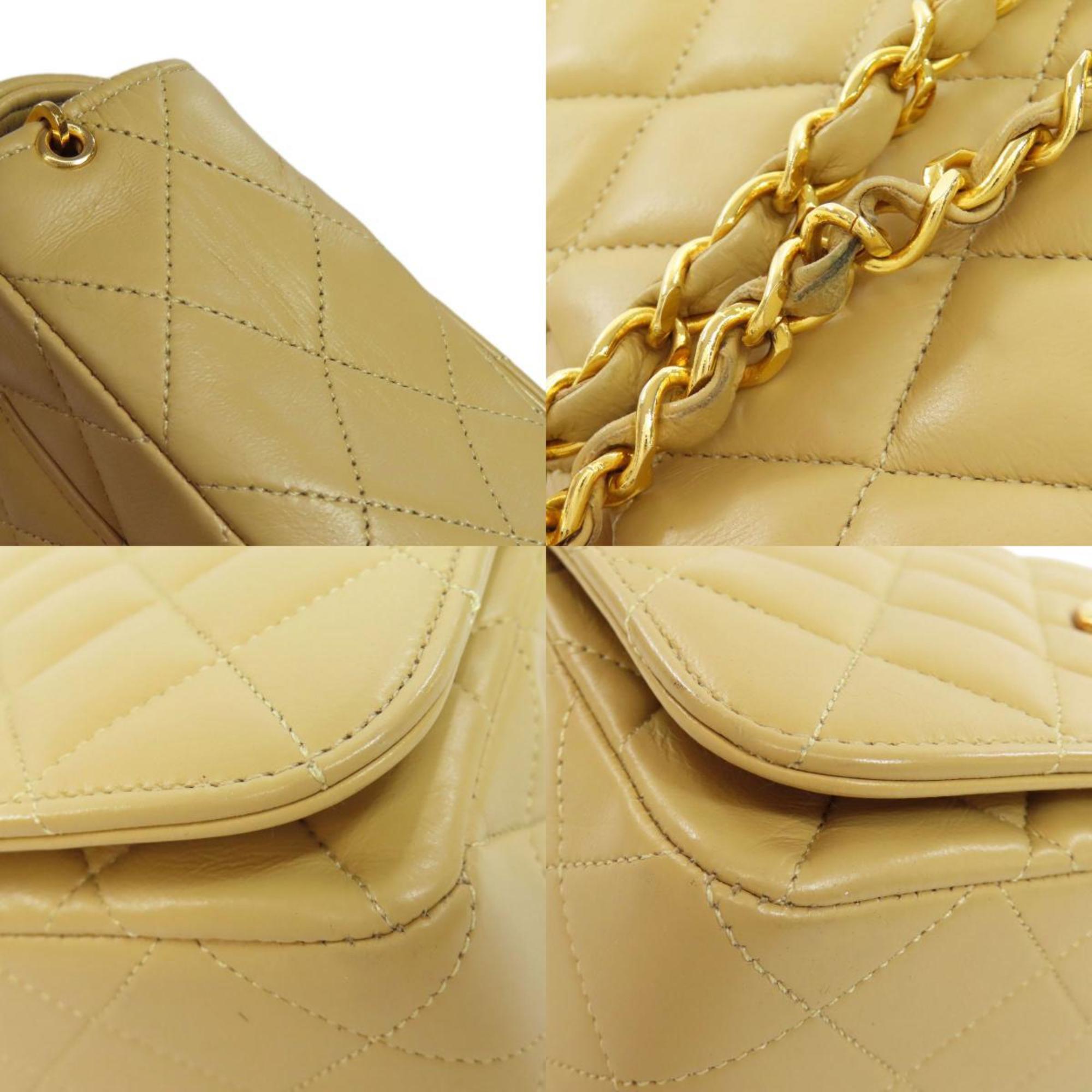 Chanel Chain Shoulder Matelasse Bag Lambskin Women's CHANEL