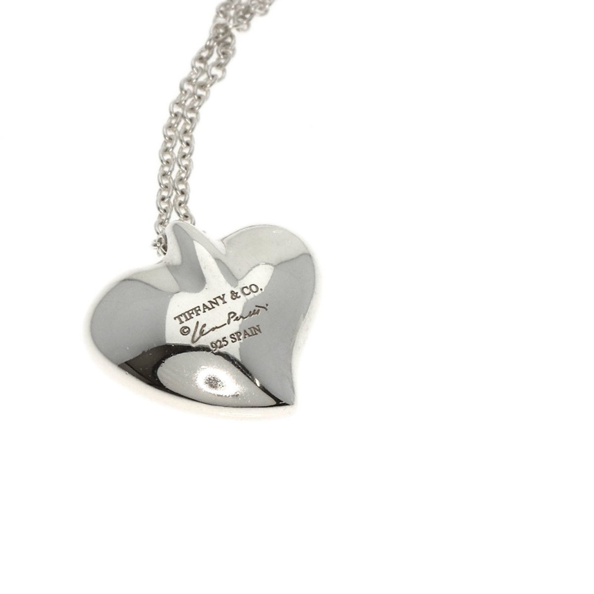 Tiffany Full Heart Necklace Silver Women's TIFFANY&Co.