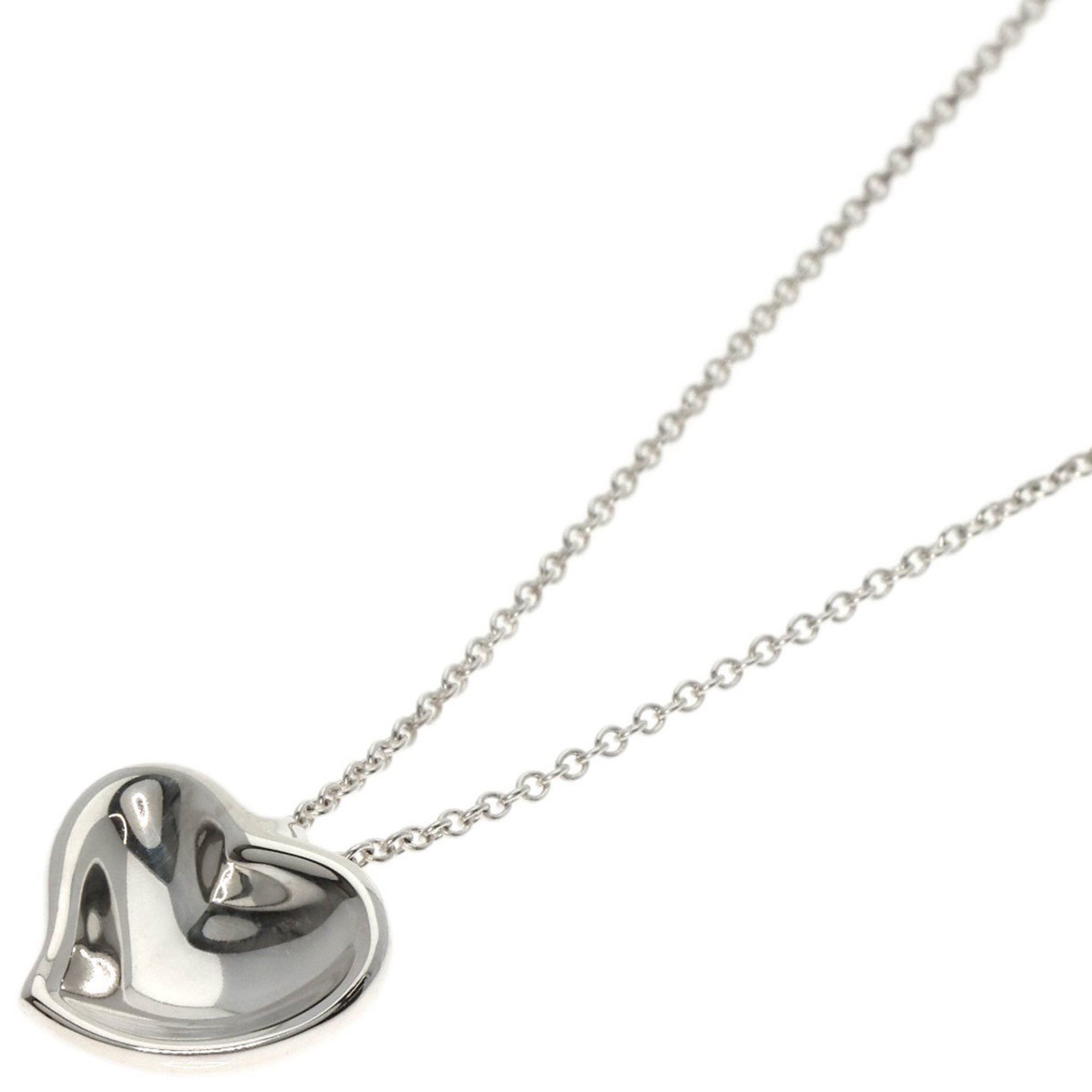 Tiffany Full Heart Necklace Silver Women's TIFFANY&Co.