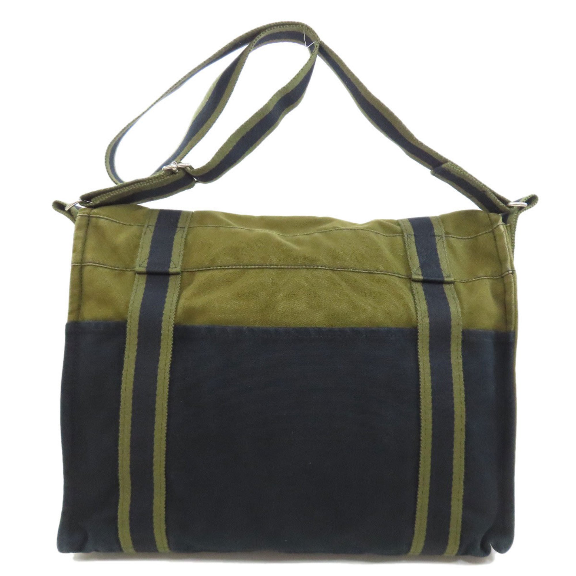 Hermes Sac Foul Toubassas Shoulder Bag Canvas Women's HERMES