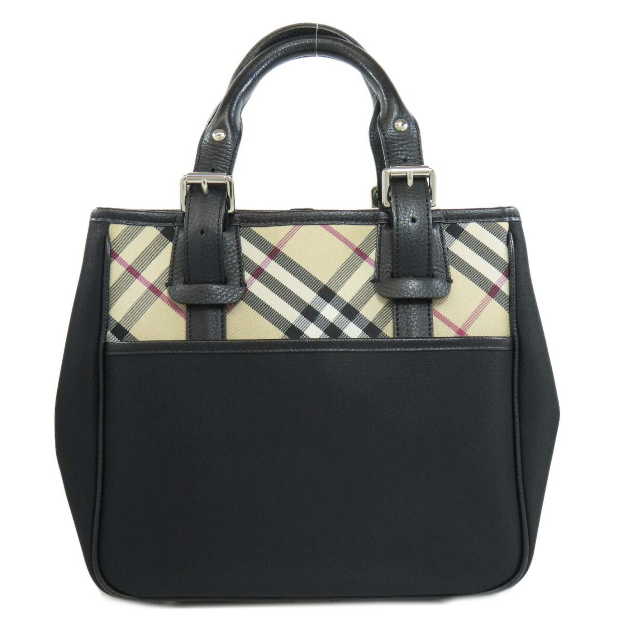 Burberry Nova Check Tote Bag Nylon Material Women's BURBERRY