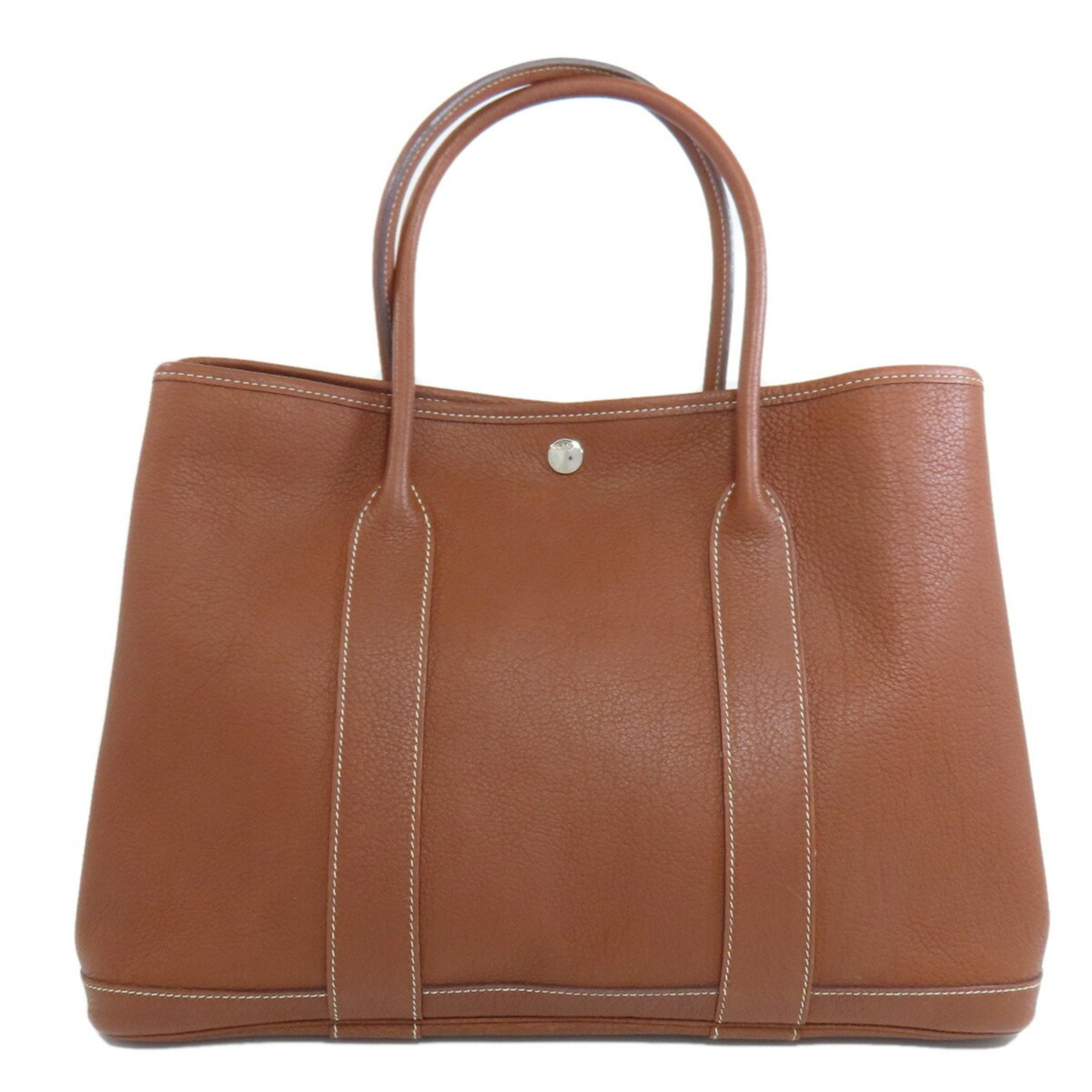 Hermes Garden PM Tote Bag Calfskin Women's HERMES