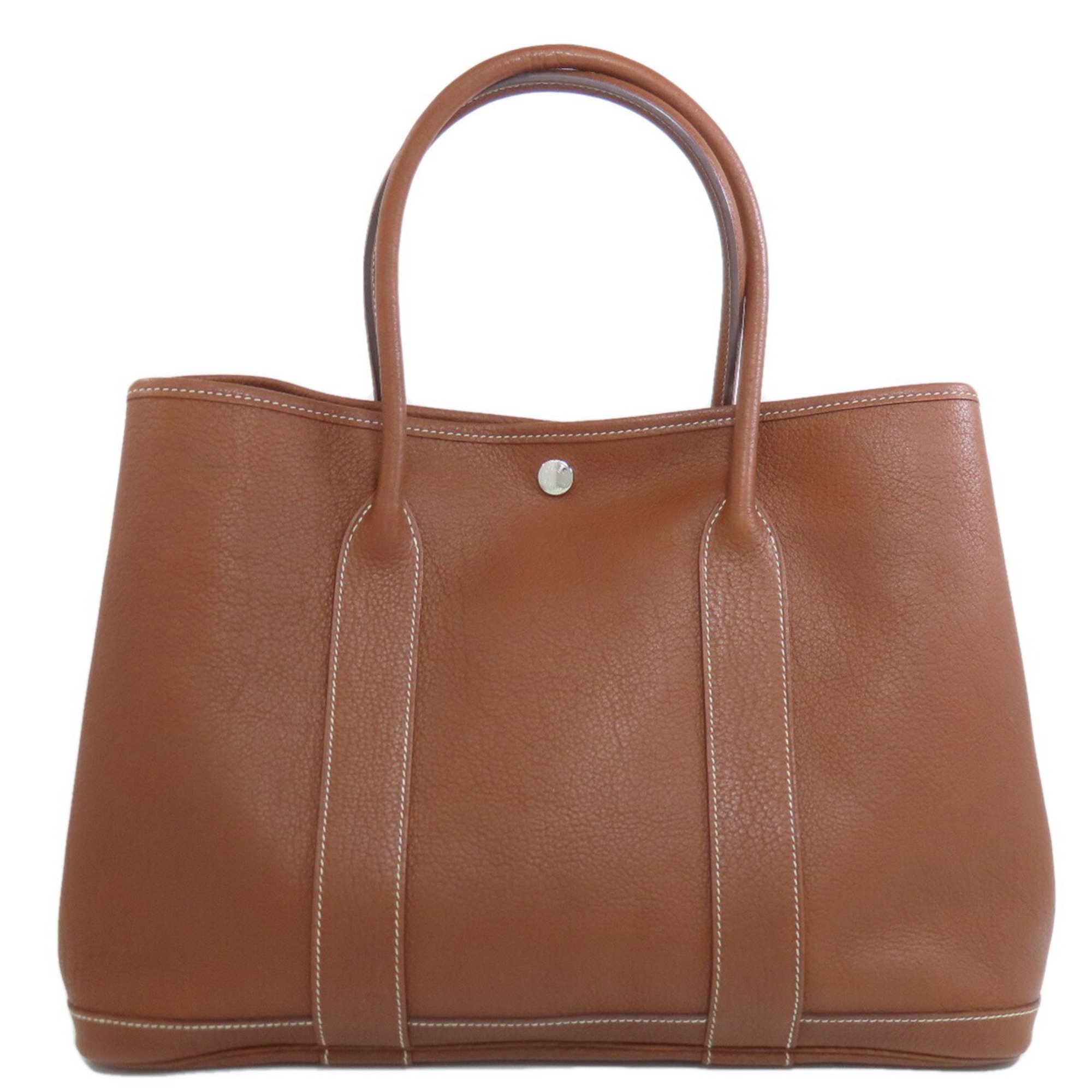 Hermes Garden PM Tote Bag Calfskin Women's HERMES