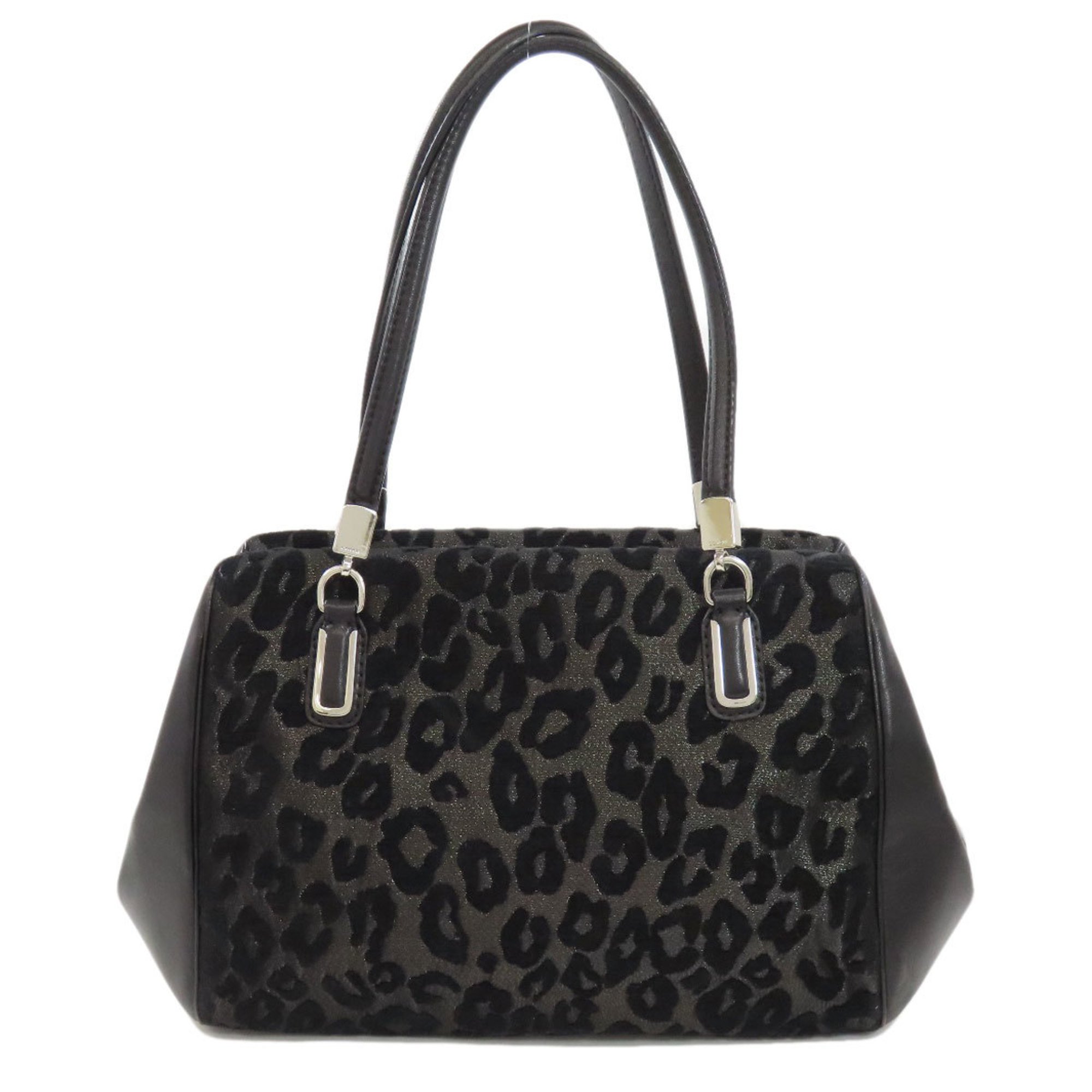 Coach 26287 Leopard Print Handbag Canvas Women's COACH