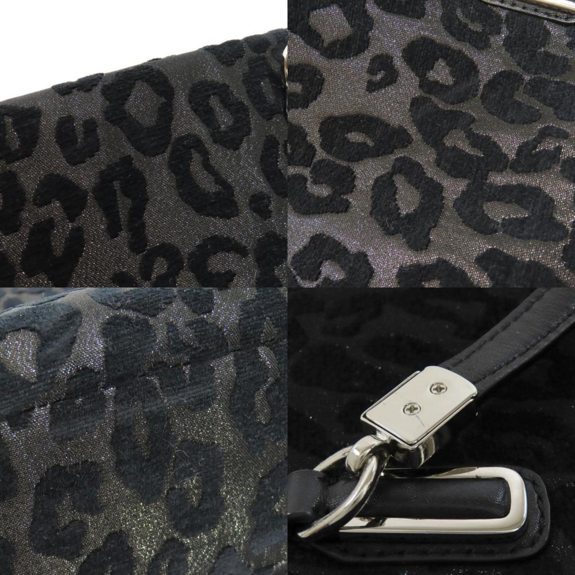 Coach 26287 Leopard Print Handbag Canvas Women's COACH