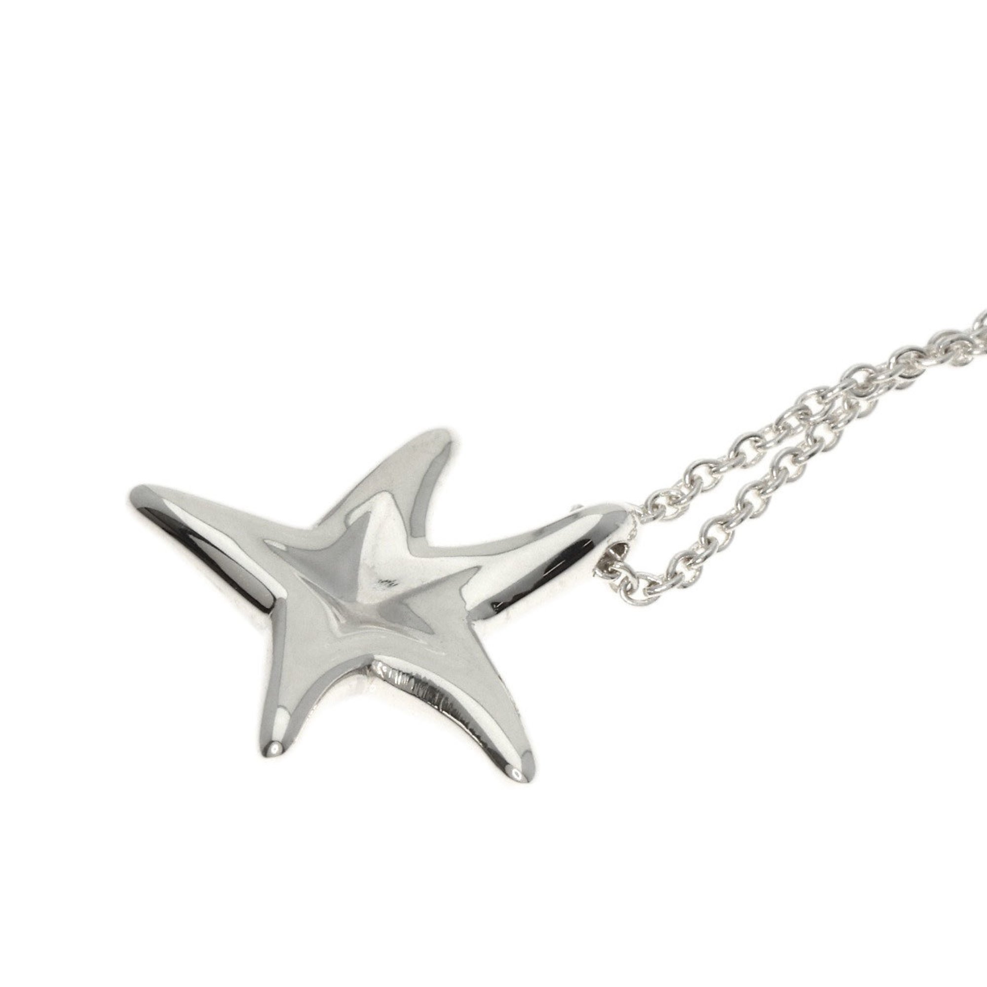 Tiffany Starfish Necklace Silver Women's TIFFANY&Co.