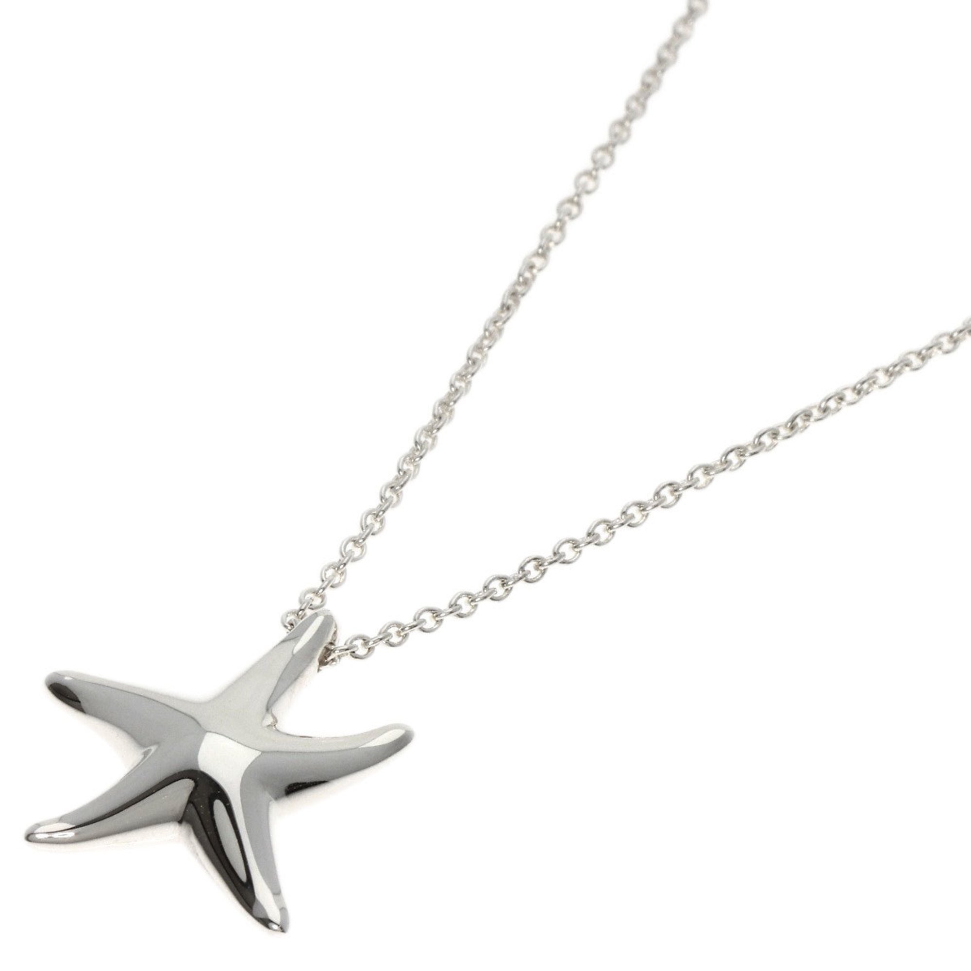 Tiffany Starfish Necklace Silver Women's TIFFANY&Co.