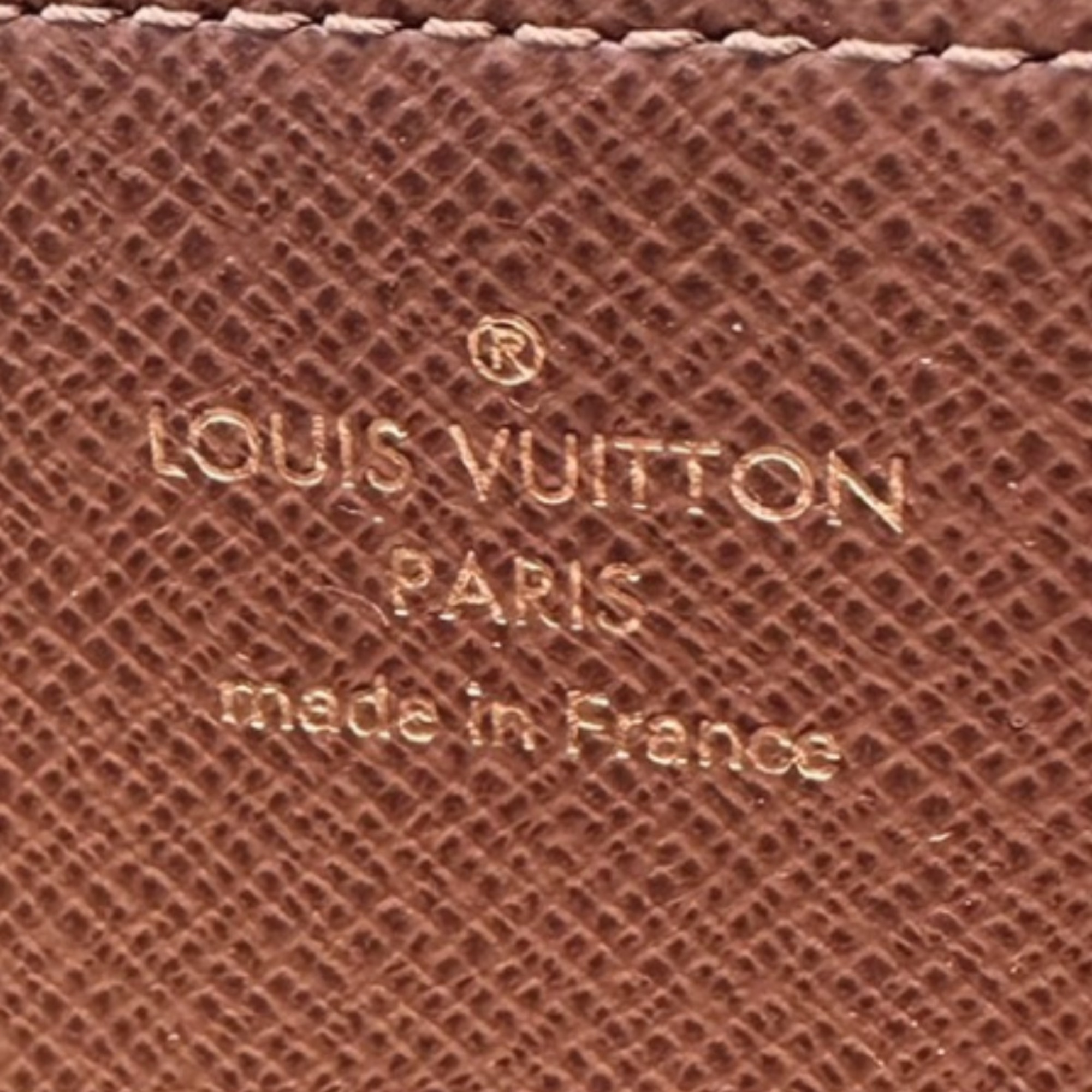 Louis Vuitton LOUIS VUITTON Long Wallet Round Monogram Zippy Canvas M42616 Brown LV