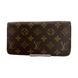 Louis Vuitton LOUIS VUITTON Long Wallet Round Monogram Zippy Canvas M42616 Brown LV