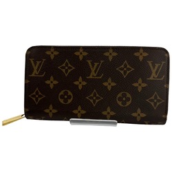 Louis Vuitton LOUIS VUITTON Long Wallet Round Monogram Zippy Canvas M42616 Brown LV