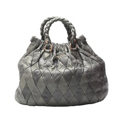 Miu Miu Miu shoulder bag in quilted calfskin, grey