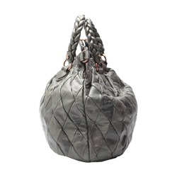 Miu Miu Miu shoulder bag in quilted calfskin, grey