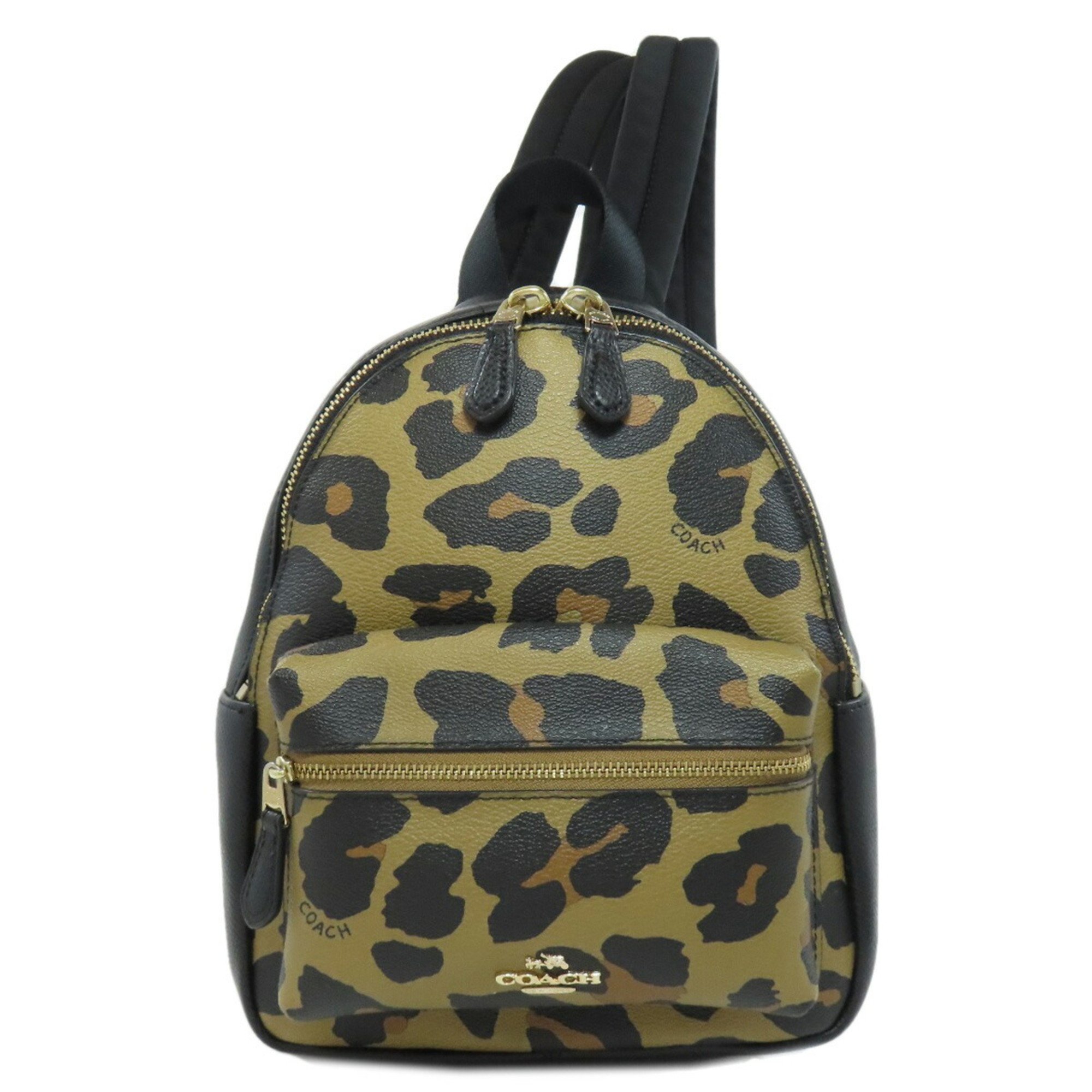 Coach F38395 Leopard Print Backpack/Daypack for Women COACH