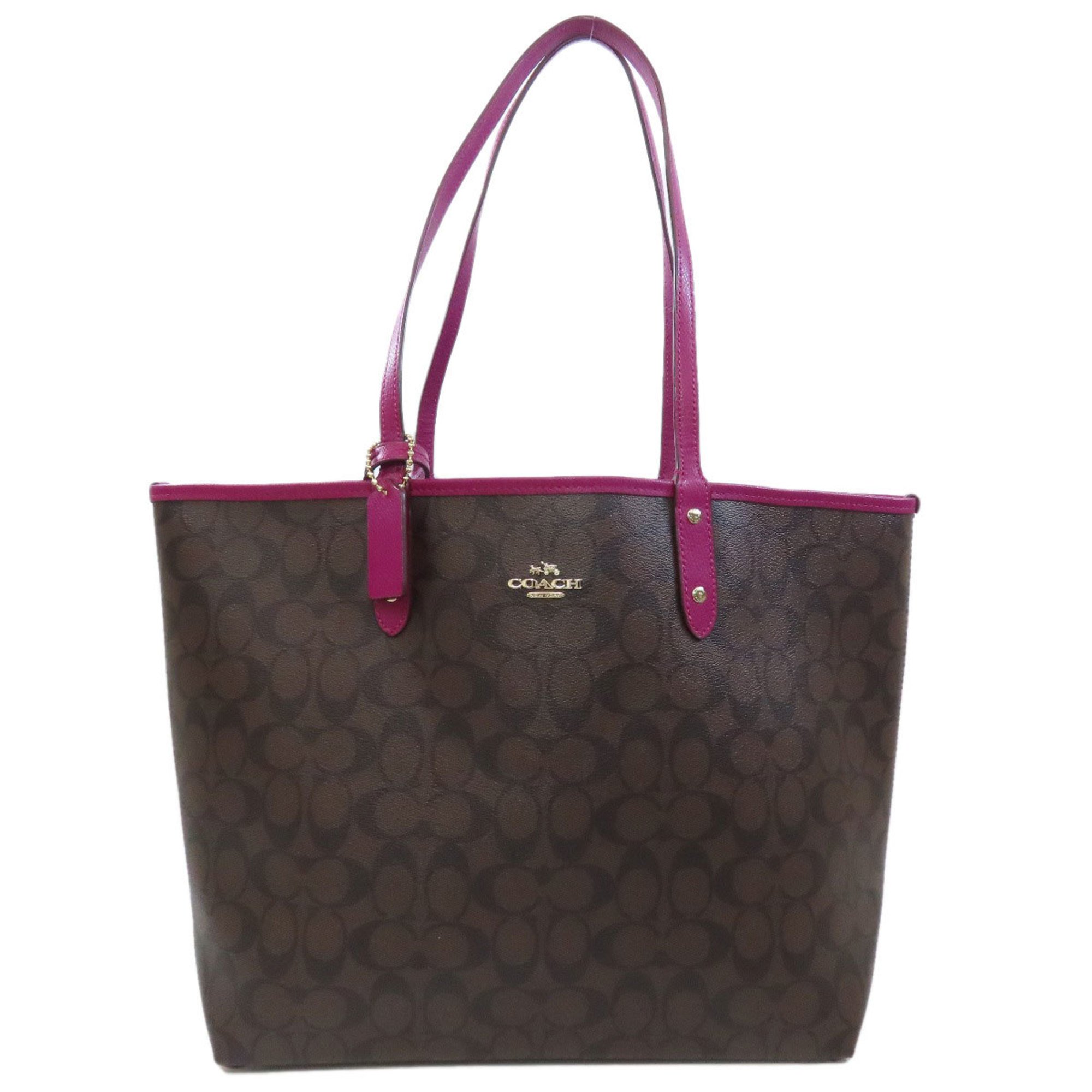 Coach reversible signature tote bag for women COACH