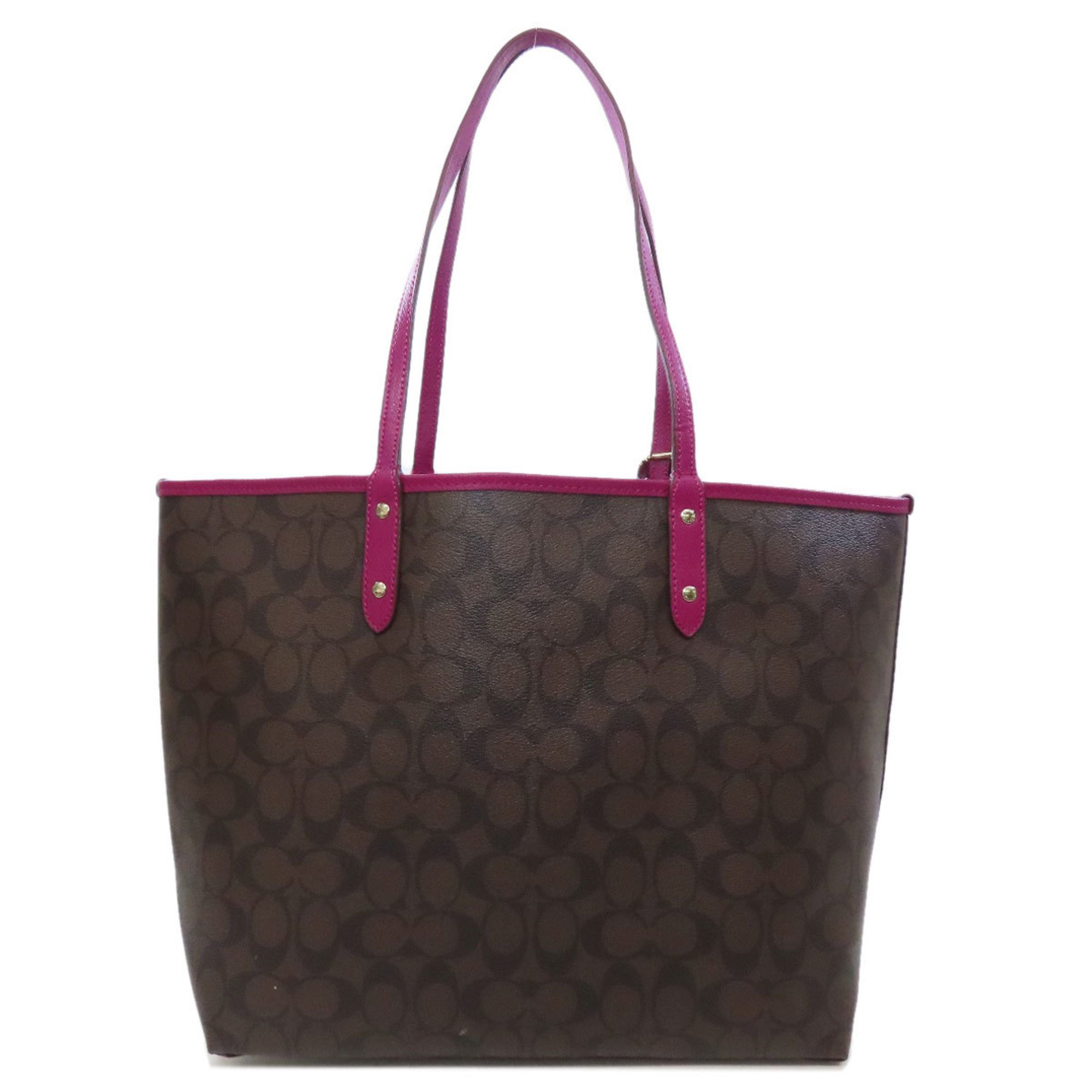 Coach reversible signature tote bag for women COACH