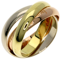 Cartier Trinity #49 Ring, K18 Yellow Gold, K18WG, K18PG, Women's, CARTIER