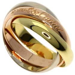 Cartier Trinity #49 Ring, K18 Yellow Gold, K18WG, K18PG, Women's, CARTIER