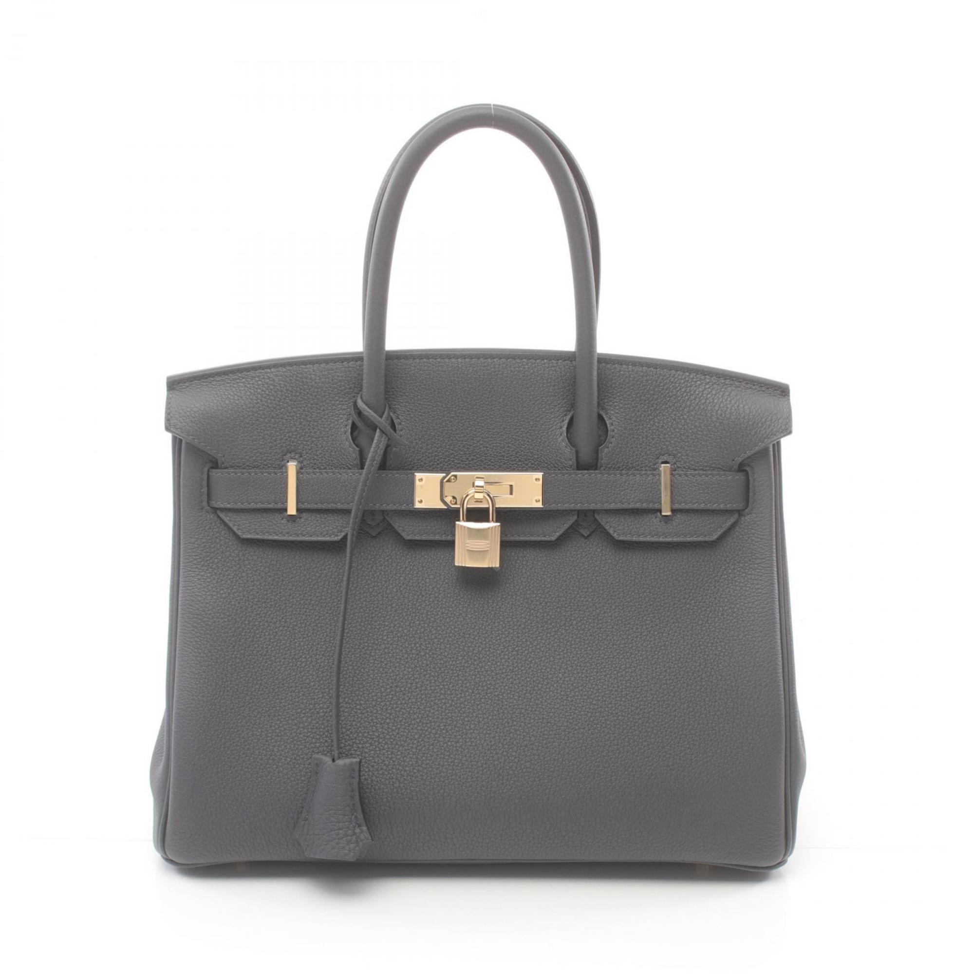 Hermes HERMES Birkin 30 Grimistie Handbag Bag Togo Women's Grey 027633CP