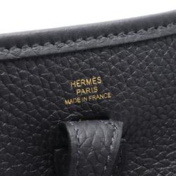 Hermes HERMES Evelyn TPM Shoulder Bag Taurillon Clemence Women's Navy