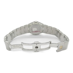 OMEGA Constellation Plume 12P Diamond Watch Stainless Steel Ladies Pink Shell 123.10.24.60.57.002