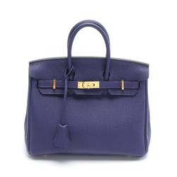 Hermes HERMES Birkin 25 Handbag Bag Togo Women's Navy