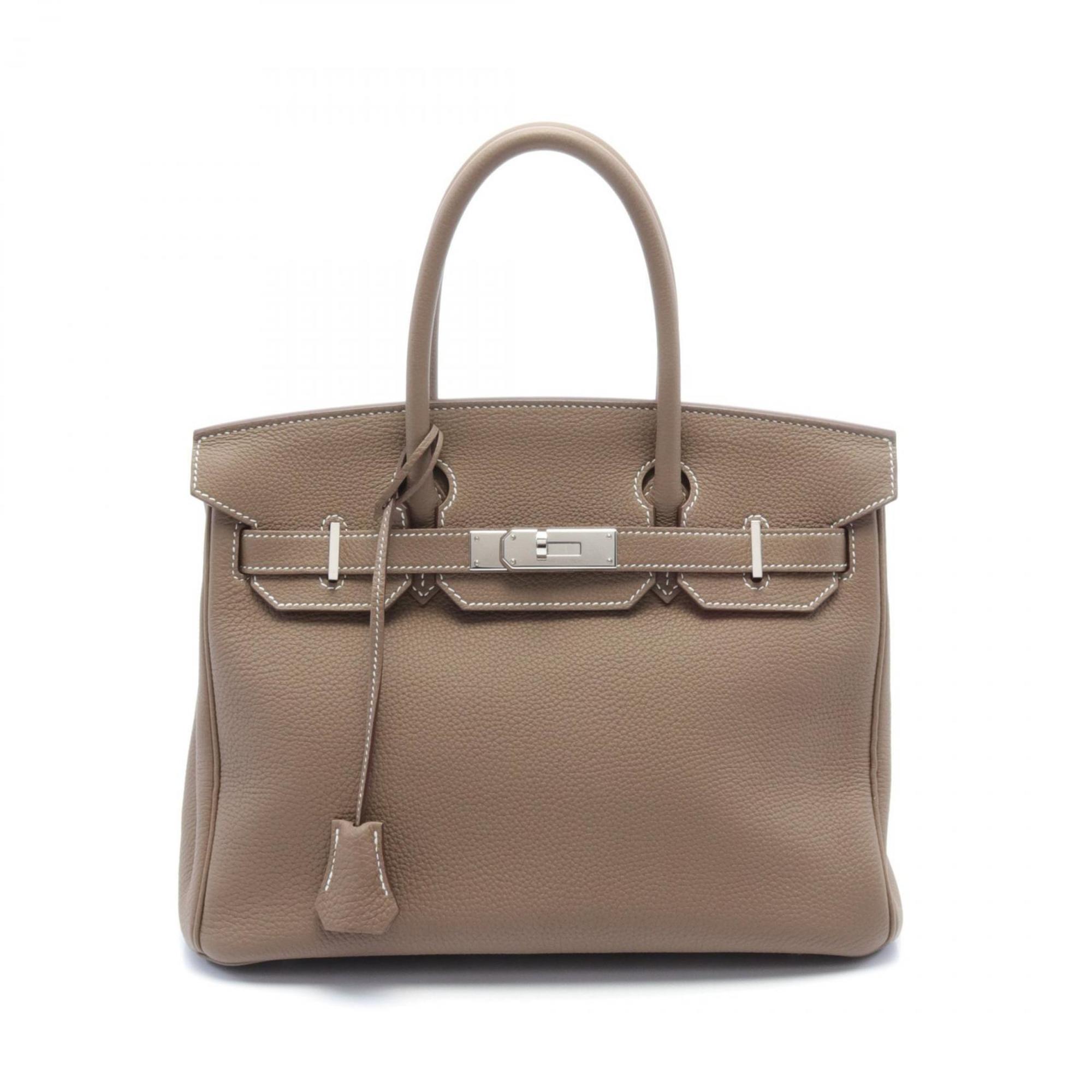 Hermes HERMES Birkin 30 Etoupe Handbag Bag Togo Women's Brown