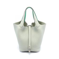 Hermes HERMES Picotin Lock Eclat PM Greeneve Vert Comic Handbag Bag Taurillon Clemence Women's Green