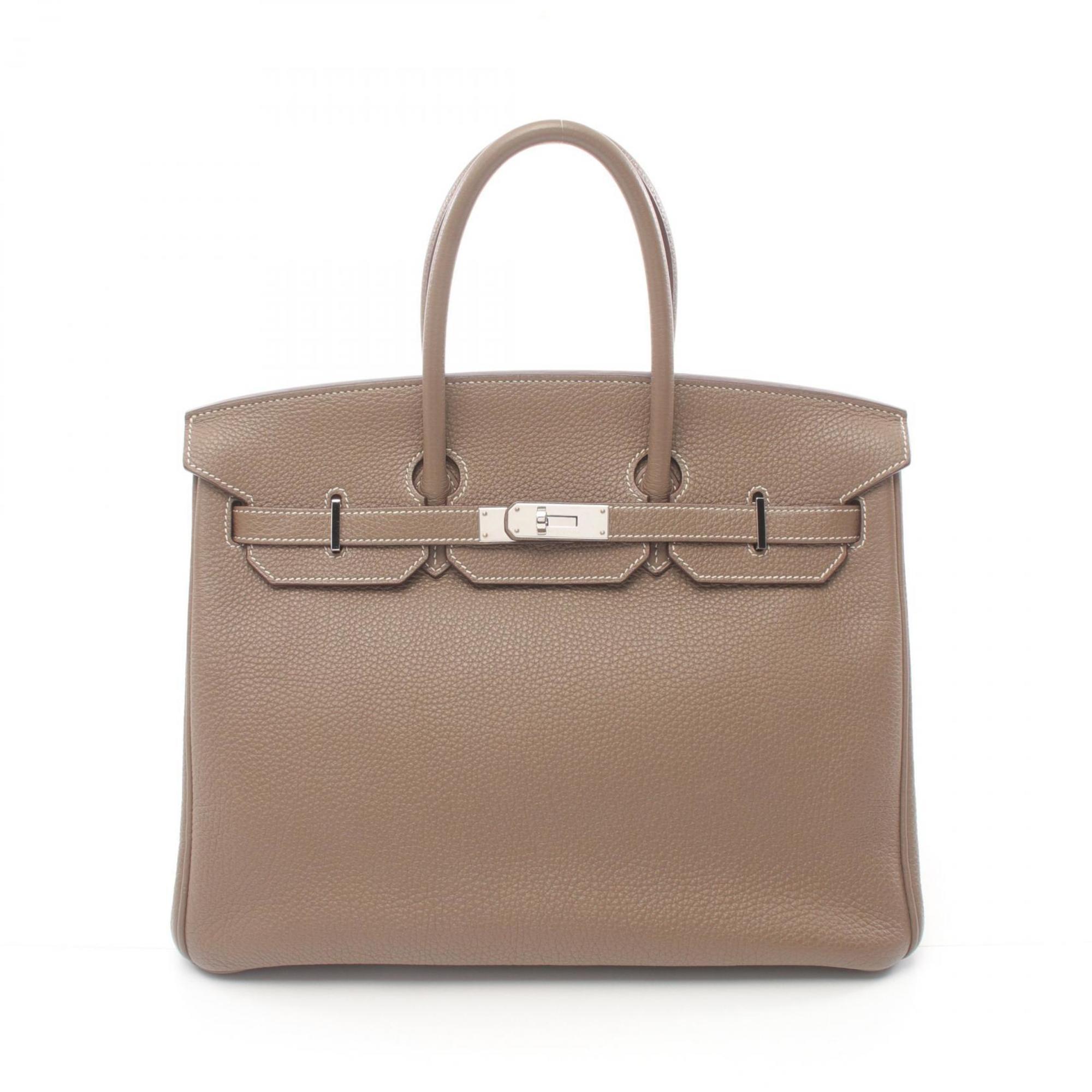 Hermes HERMES Birkin 35 Handbag Bag Togo Women's Brown