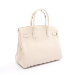 Hermes HERMES Birkin 30 Cre Handbag Bag Togo Women's White 030520CK