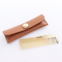 HERMES Comb Buffalo Horn Women's Beige Brown