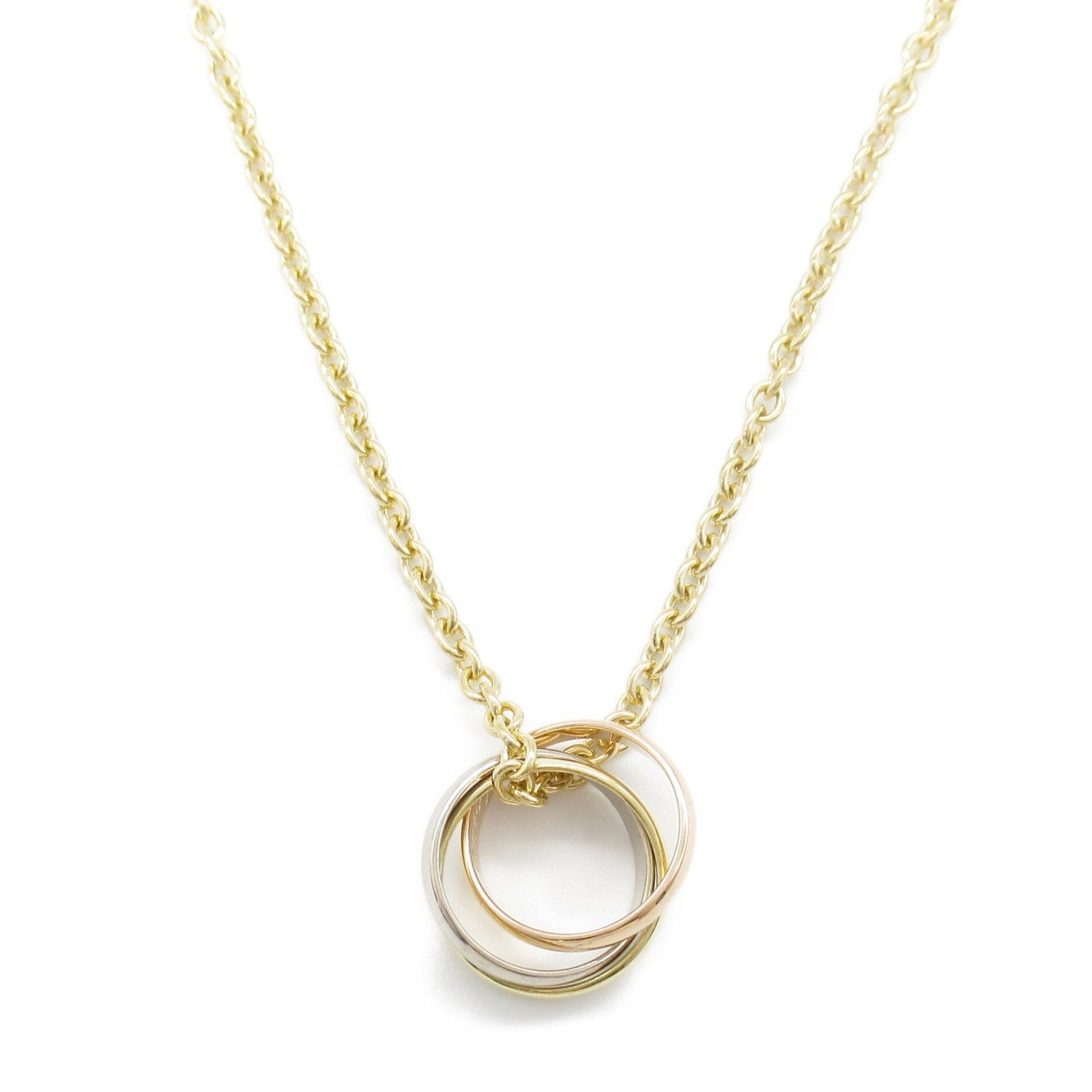 CARTIER Trinity Necklace K18 (yellow gold) K18WG (white K18PG (pink Ladies Gold Silver