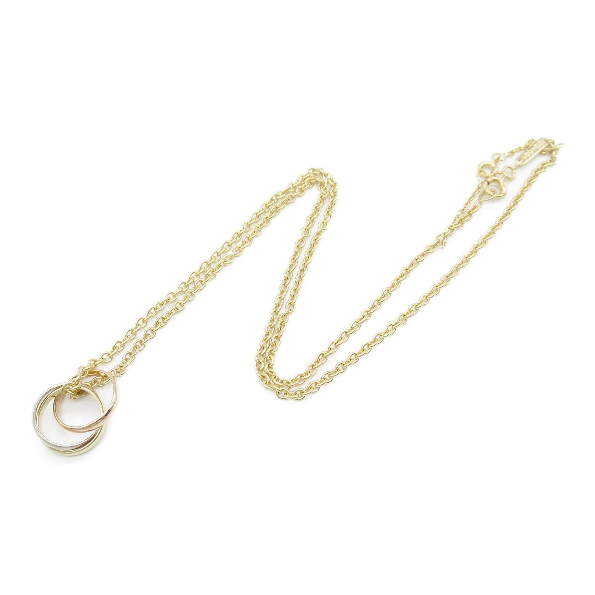 CARTIER Trinity Necklace K18 (yellow gold) K18WG (white K18PG (pink Ladies Gold Silver