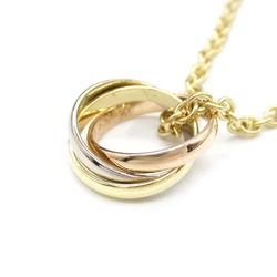 CARTIER Trinity Necklace K18 (yellow gold) K18WG (white K18PG (pink Ladies Gold Silver