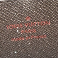 Louis Vuitton LOUIS VUITTON Long Wallet Zippy Damier Round Canvas N60015 Ebene LV