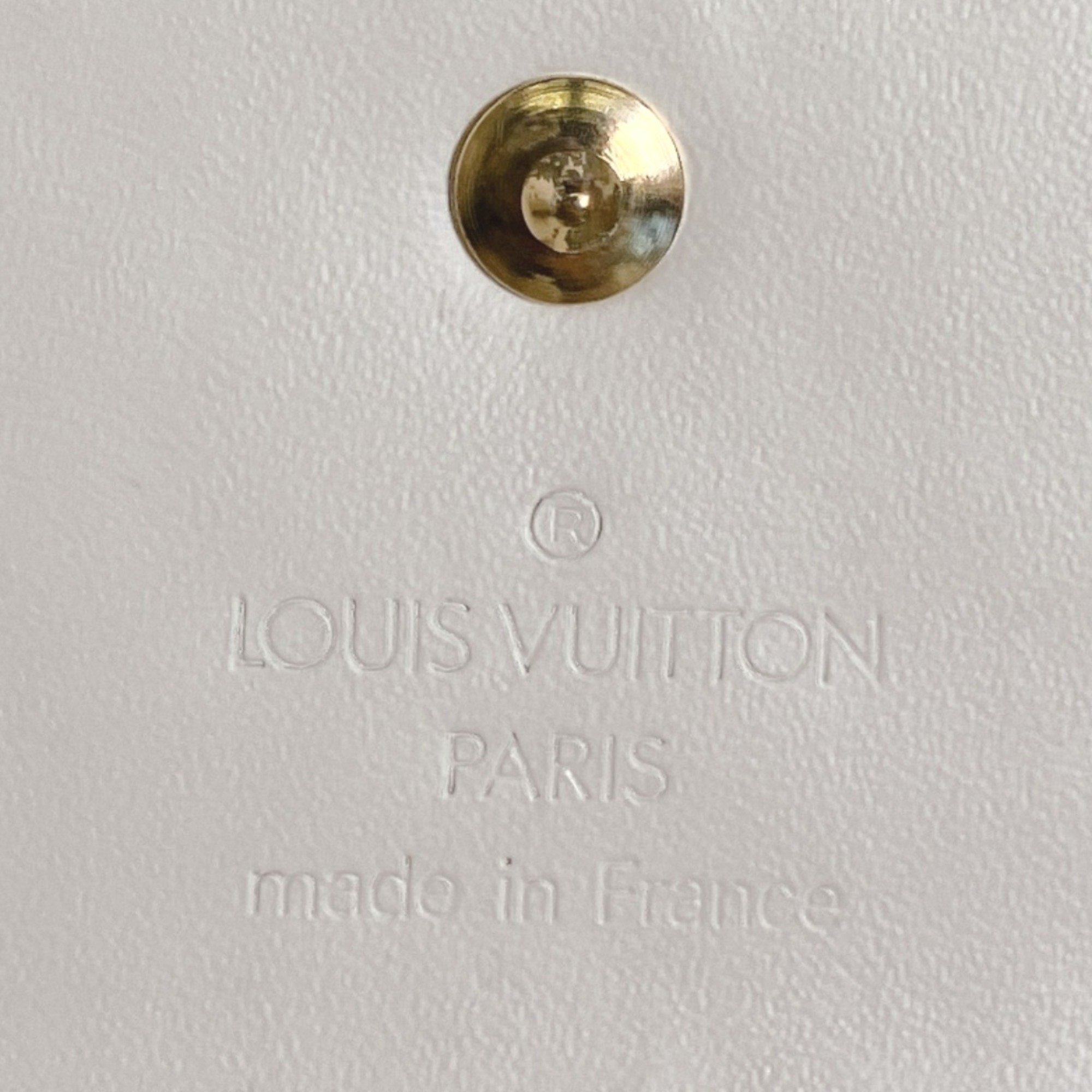 Louis Vuitton LOUIS VUITTON Long Wallet 3-Fold Suhali Porte Tresor Blanc M91839 White LV