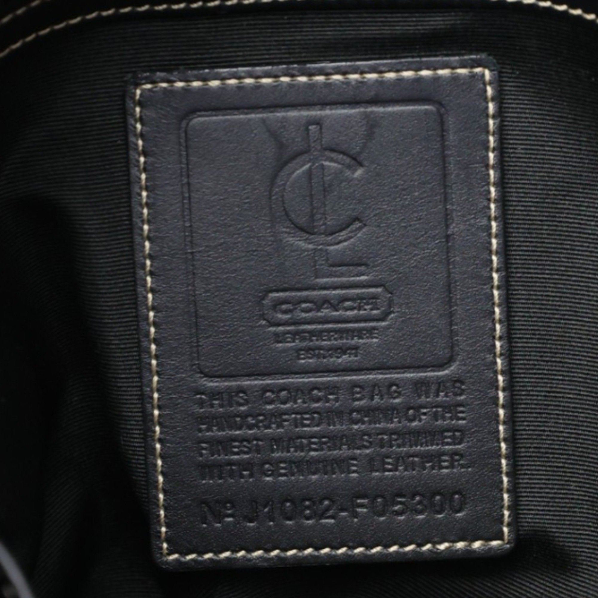 Coach COACH Shoulder Bag Nylon F05300 Black