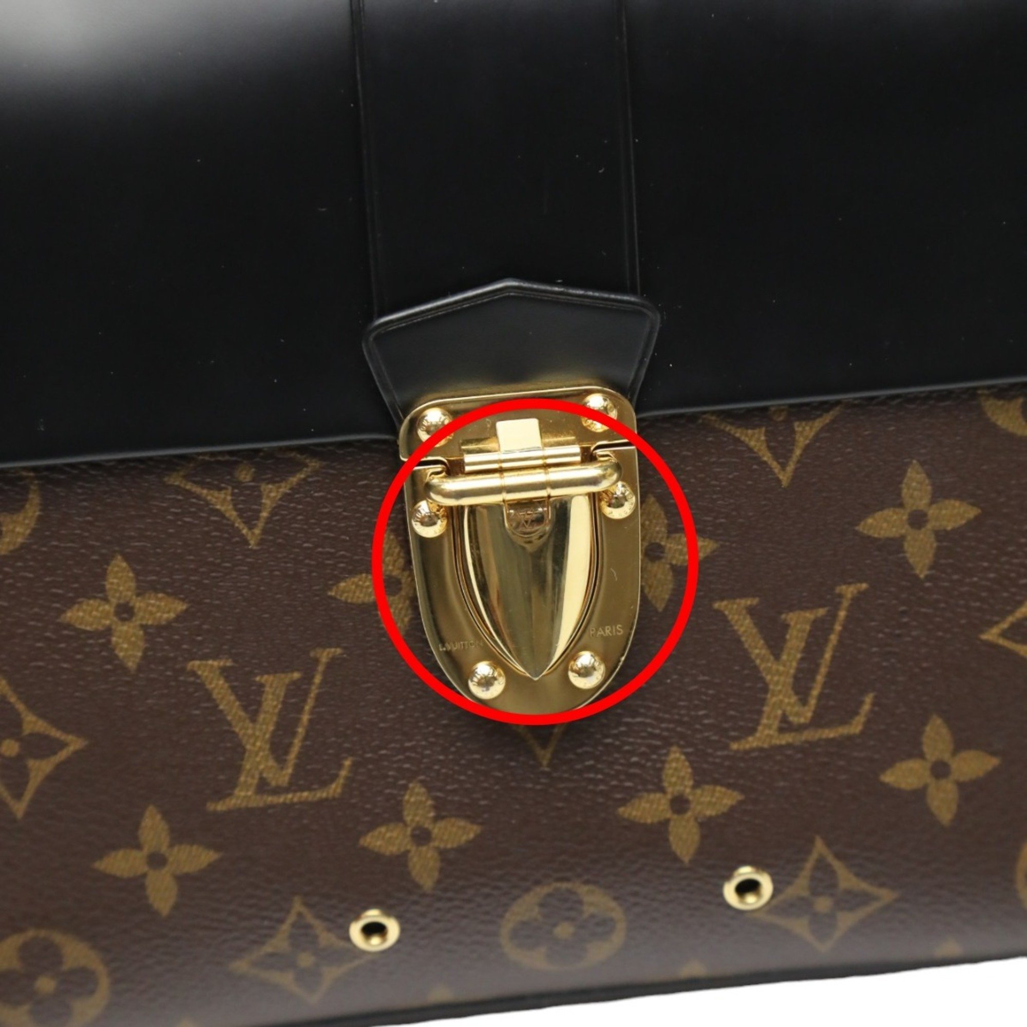 Louis Vuitton LOUIS VUITTON Shoulder Bag Monogram One Handle Flap Canvas M43125 Brown LV