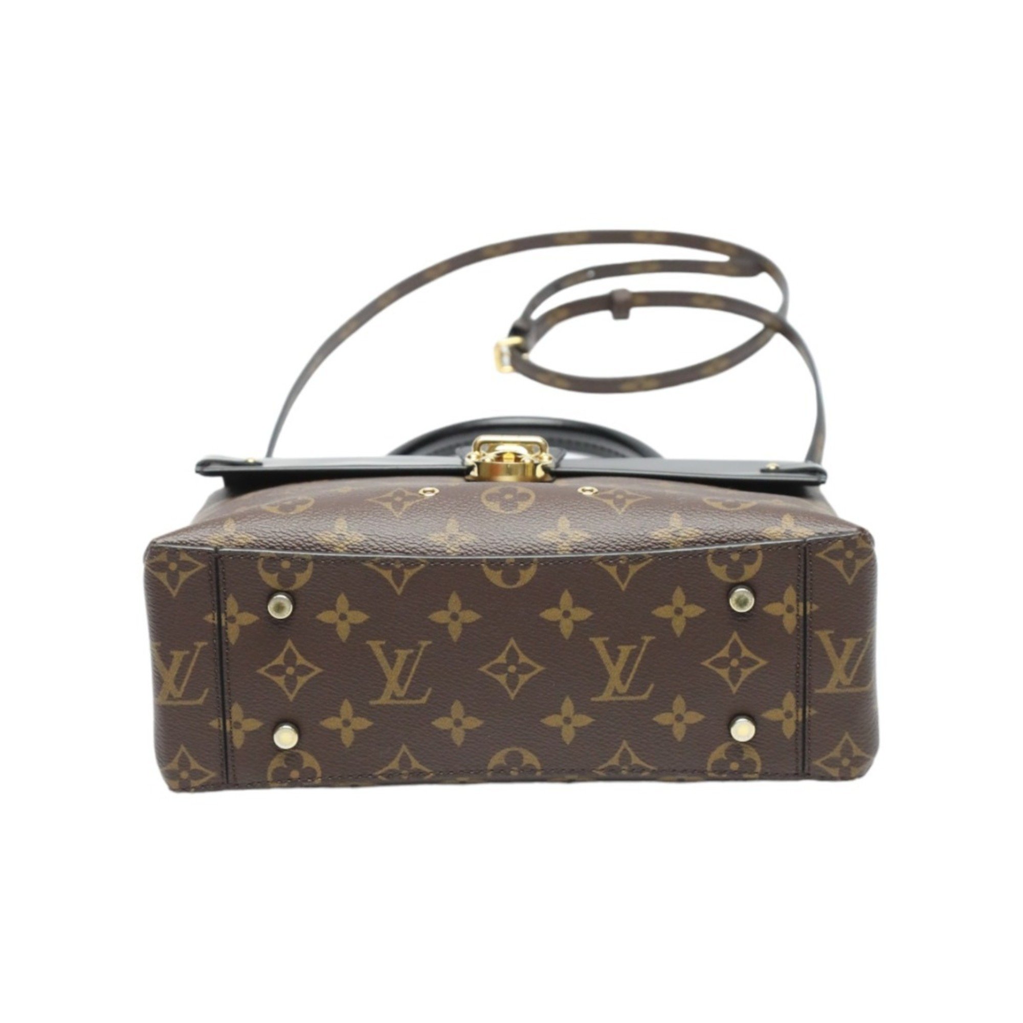 Louis Vuitton LOUIS VUITTON Shoulder Bag Monogram One Handle Flap Canvas M43125 Brown LV