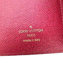 Louis Vuitton LOUIS VUITTON Wallet/Coin Case Card and Coin Purse Monogram Portefeuille Victorine Canvas M41938 Fuchsia LV