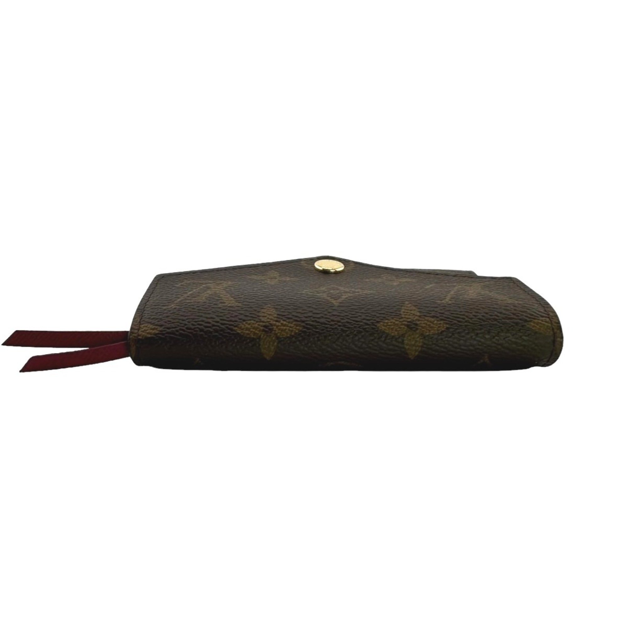 Louis Vuitton LOUIS VUITTON Wallet/Coin Case Card and Coin Purse Monogram Portefeuille Victorine Canvas M41938 Fuchsia LV